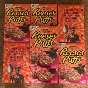 Travis Scott limited edition cereal
